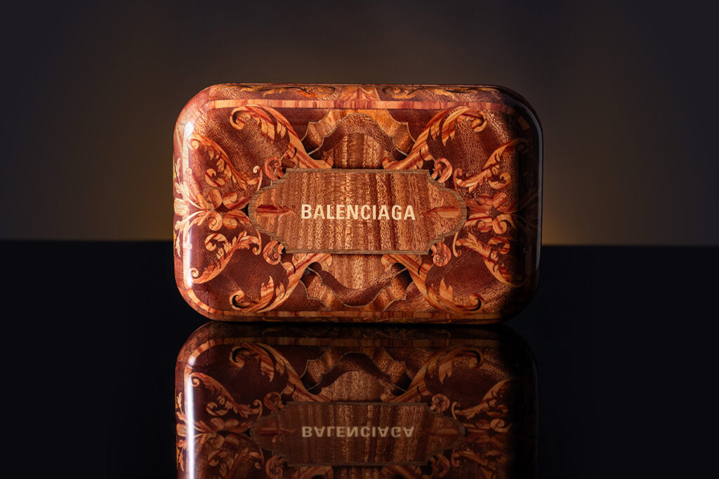 minaudière en marqueterie