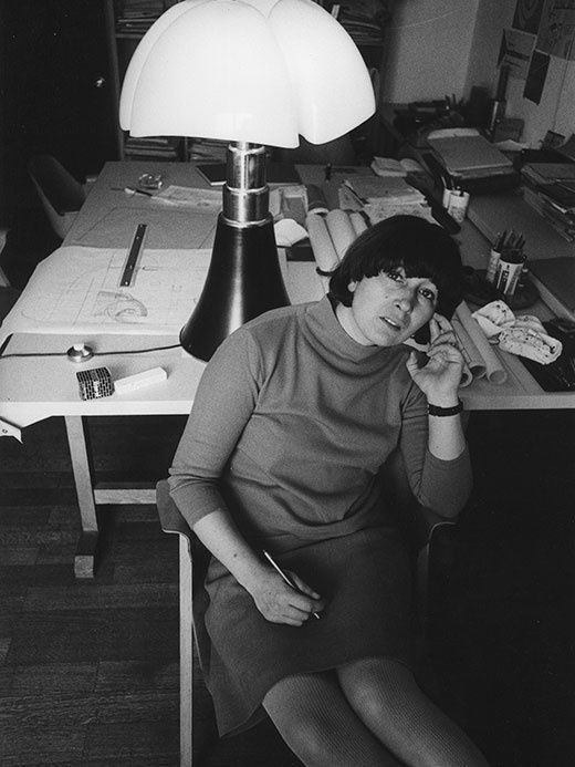 portrait photo de Gae Aulenti